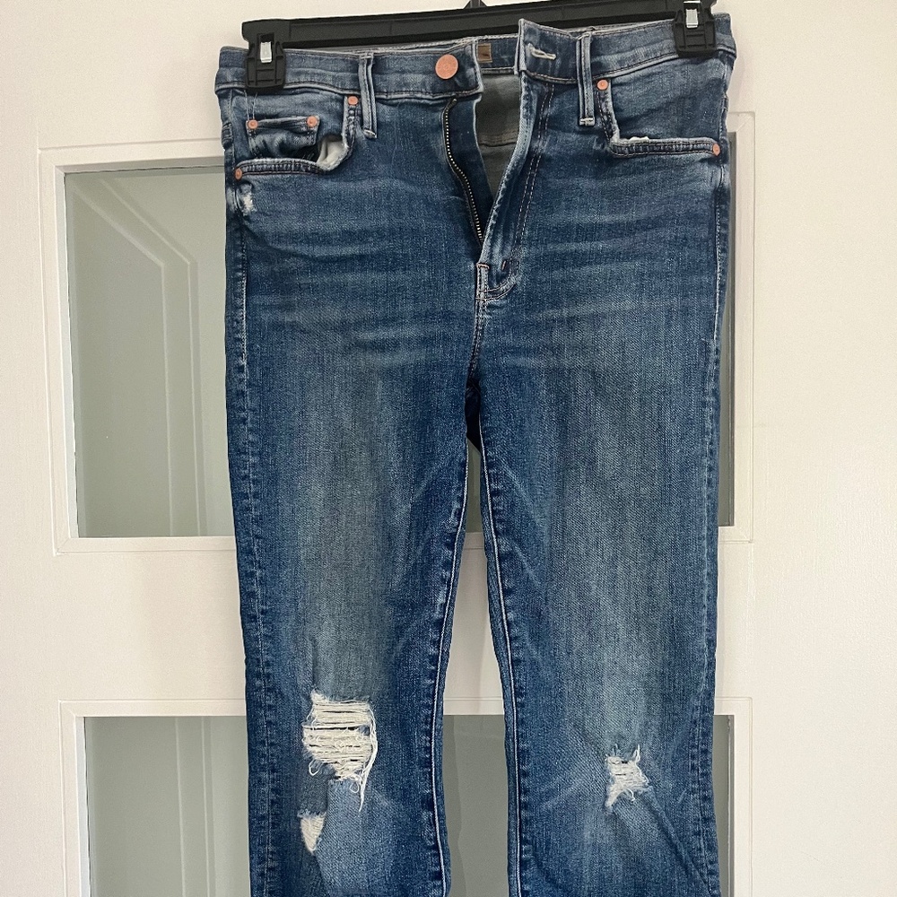 NWOT Mother Denim Insider Crop Step Crew 26